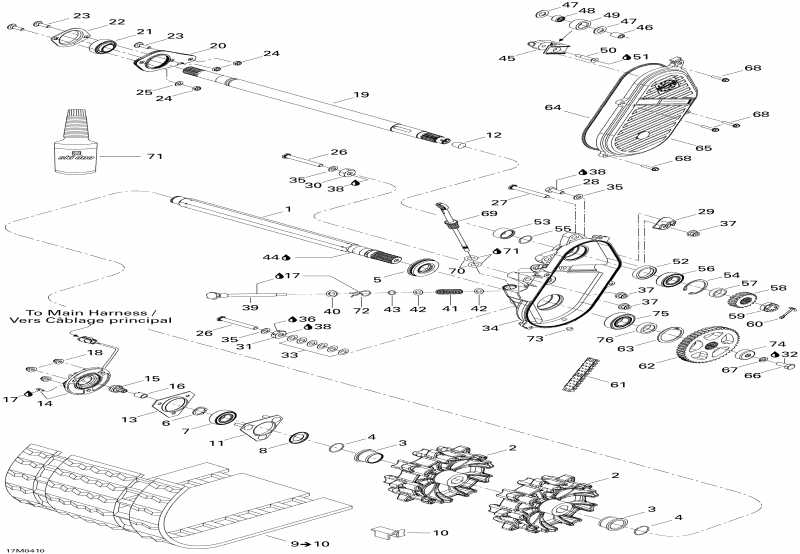    MX Z X 440 Racing, 2004 - Drive System