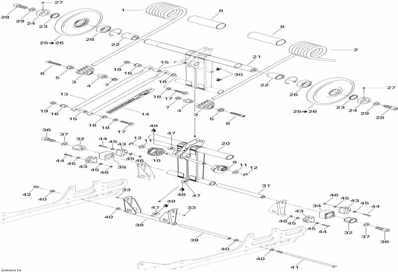  Skidoo MX Z X 440 Racing, 2004 - Rear Arm