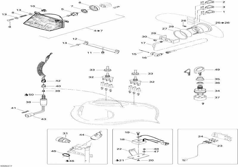 snowmobile Skidoo - Electrical System