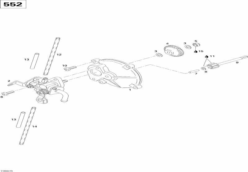 snowmobile ski-doo - Oil Injection System (552)