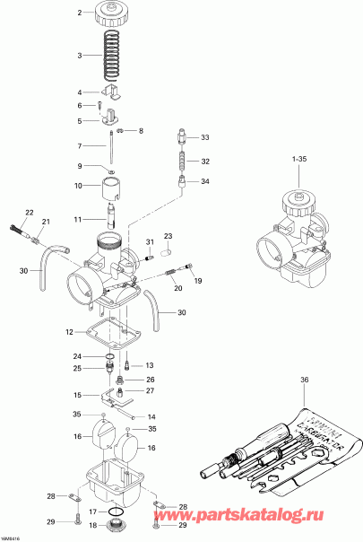 snowmobile Ski Doo - Carburetors