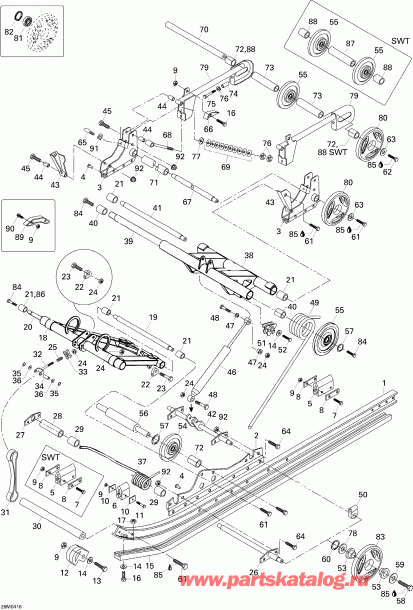 ��������  ������ Skandic WT/SWT 550F , 2004 - ������ ��������
