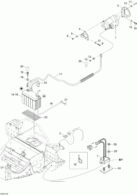  BRP Skandic WT/SWT 550F , 2004 - Electrical System (550f)
