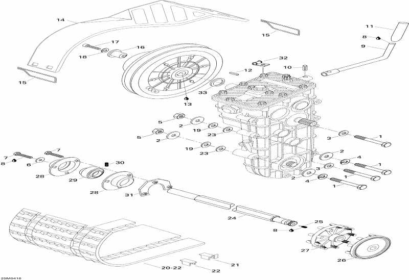   Skandic WTLC 600, 2004  - Drive System