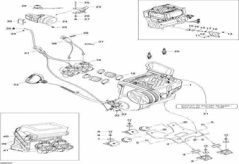 ski-doo Summit 550F, 2004 - Engine System, Summit 550f