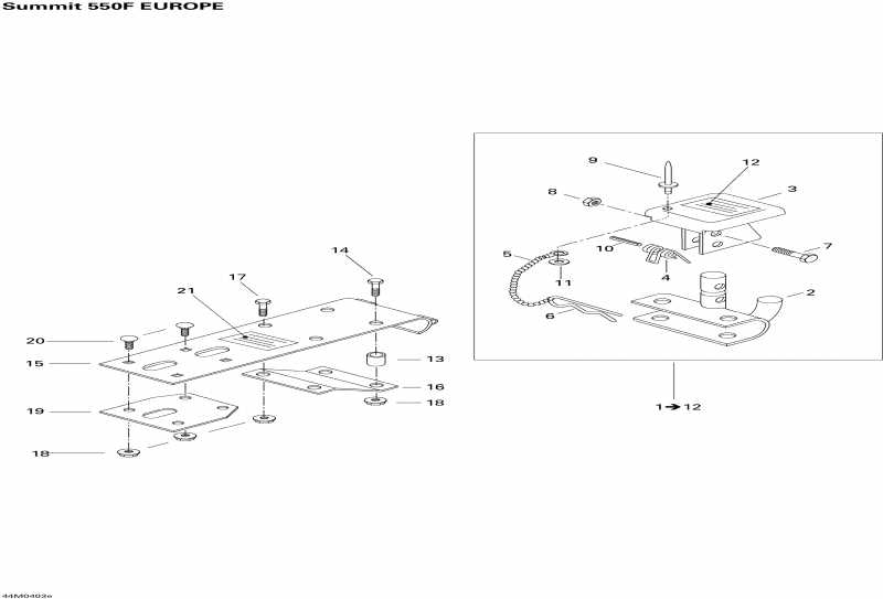 snowmobile BRP - Hitch (europe)