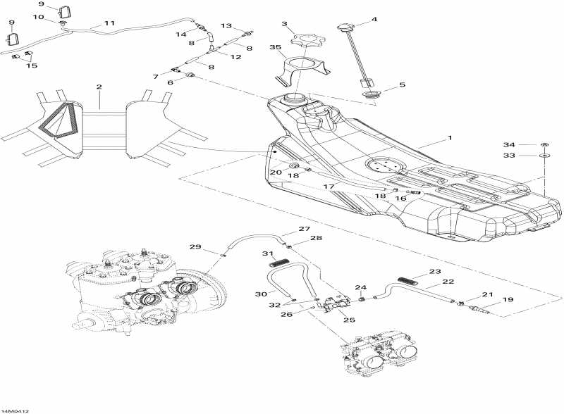 Summit 800 HO, 2004 - Fuel System