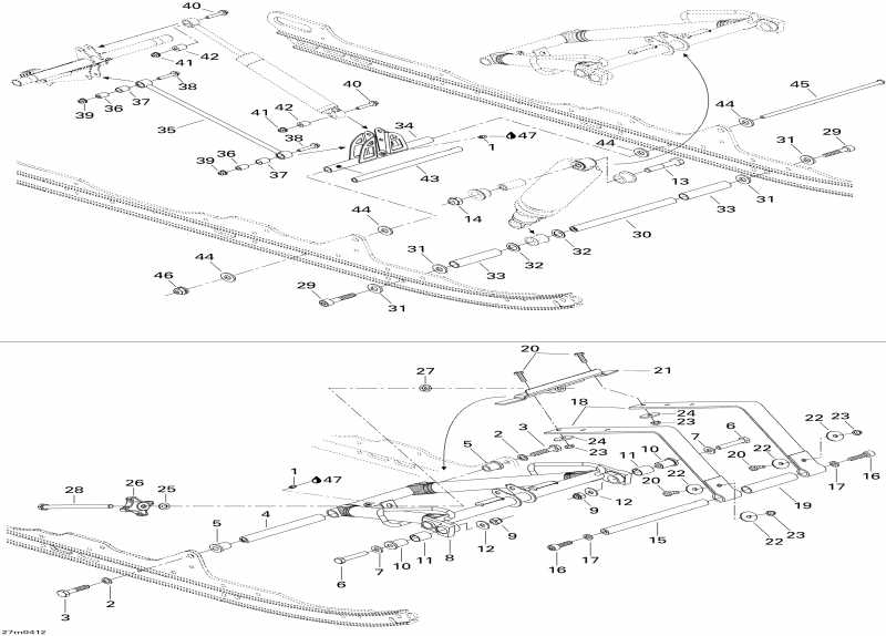 BRP SkiDoo  Summit 800 HO, 2004 - Front Arm