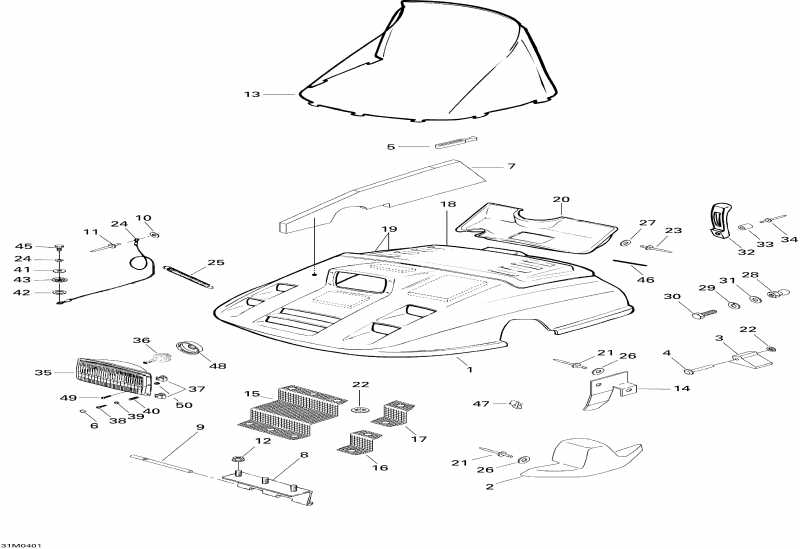 snowmobile  Tundra R, 2004 - Cab, Console