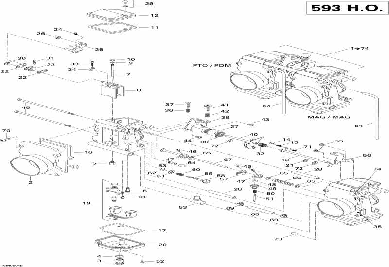  Ski Doo  GTX 600 HO, 2005 - Carburetor 593ho