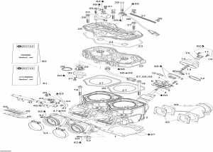 01- ,      (01- Cylinder, Exhaust Manifold And Reed Valve)