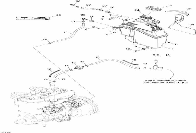 Ski Doo - Oil System