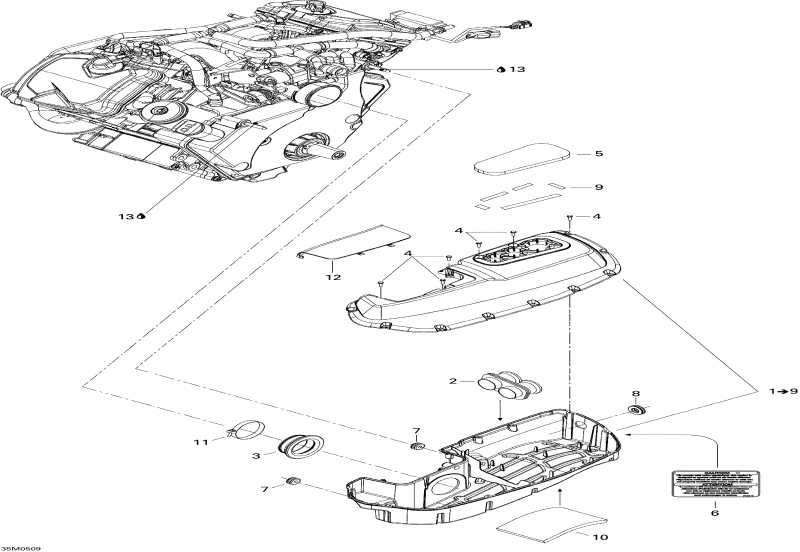 Legend V-1000, 2005  - Air Intake System