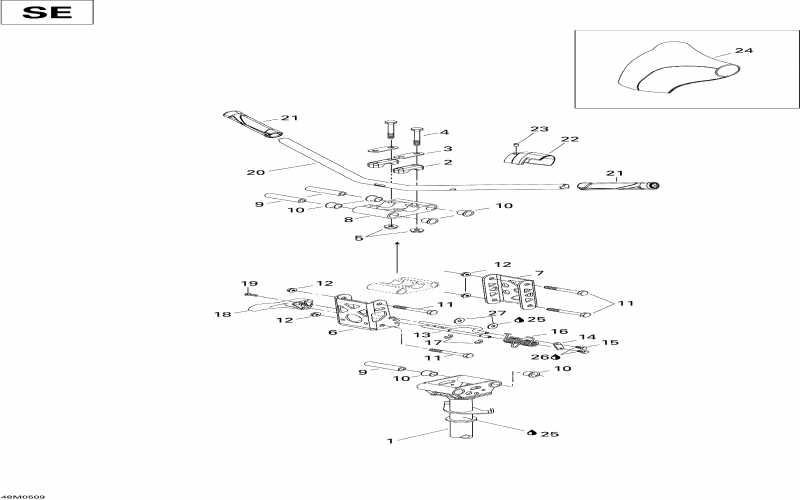 ski-doo  Legend V-1000, 2005 - Adjustable Handle Bar Se
