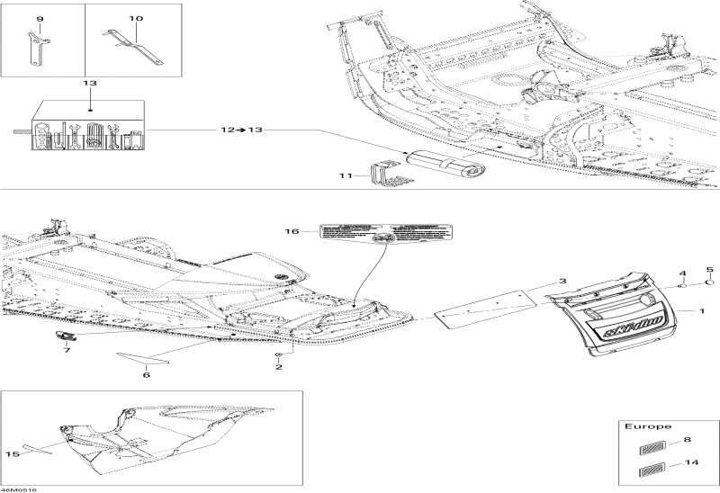 Ski Doo ����������� Mach Z 1000 SDI, 2005 - Utilities