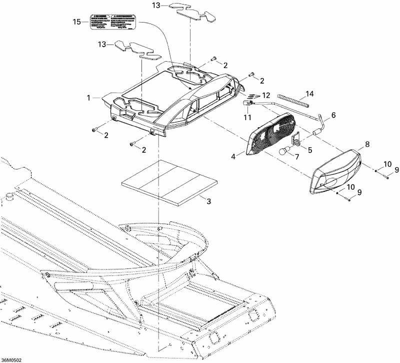   MX Z 380F, 2005  - Luggage Rack