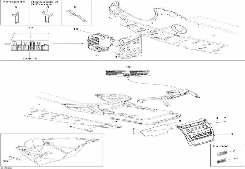   MX Z 600 HO Renegade, 2005 - Utilities