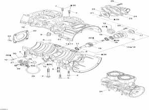 01-       (01- Crankcase, Water Pump And Oil Pump)