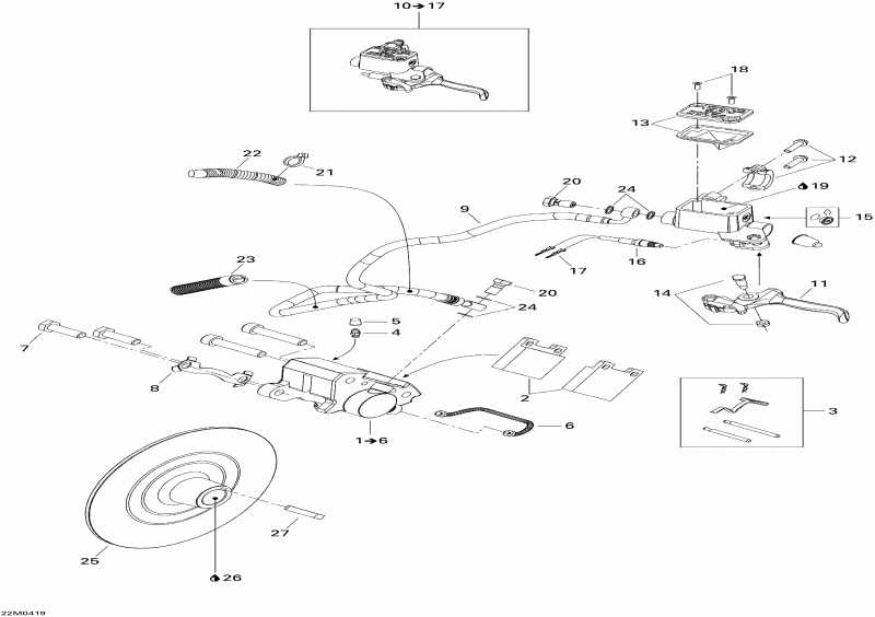 ��������  MX Z 600 HO SDI Renegade, Early Intro, 2005 ������ - Hydraulic Brake