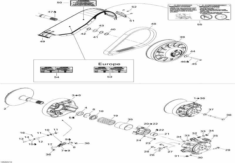 SKIDOO MX Z X 440 Racing, 2005 -  System