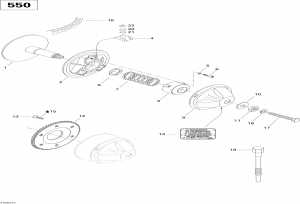 05-   550 (05- Drive Pulley 550)