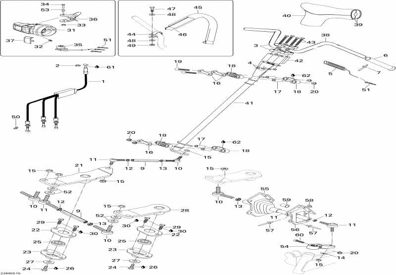 Ski-doo - Steering System 600 Suv
