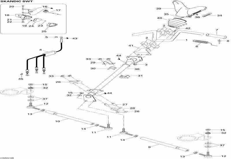 �������� Skidoo Skandic SWT 550F, 2005 - ������� ������� System 550f Swt
