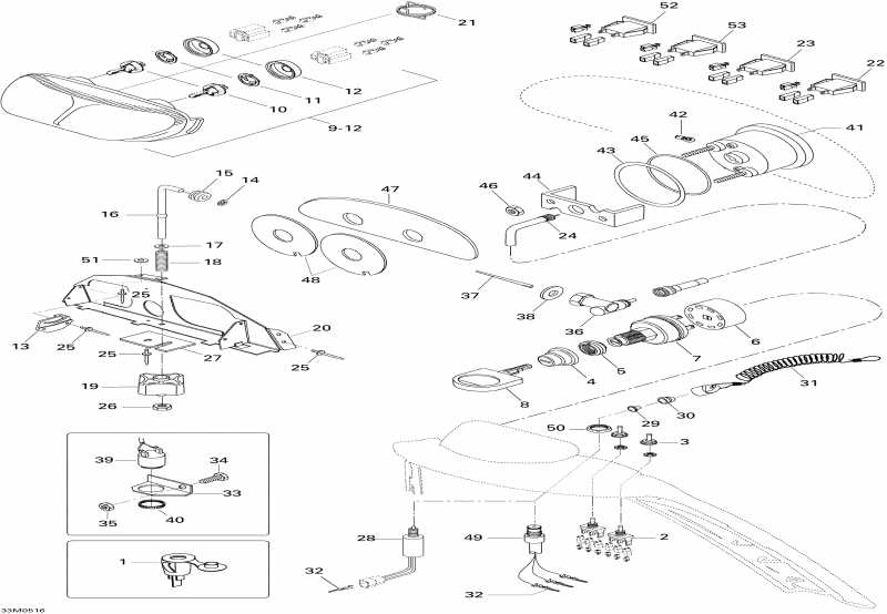  ski-doo Skandic SWT 550F, 2005 - Electrical System 1 (550f Swt)
