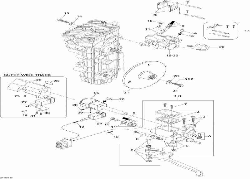 Skandic WT 600, 2005 - Brake 600 Wt