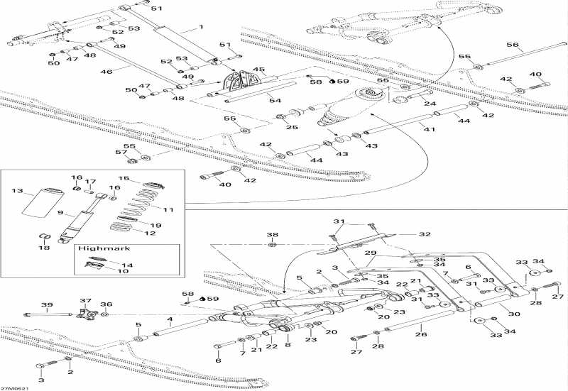 �������� Ski-doo ����������� Summit 1000 SDI, Highmark & Highmark X, 2005 - Front Arm