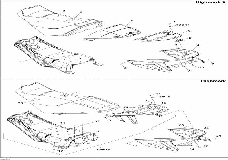  BRP Summit 1000 SDI, Highmark & Highmark X, 2005 - 