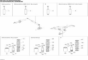 08-   Shocks 600ho (08- Rear Suspension Shocks 600ho)