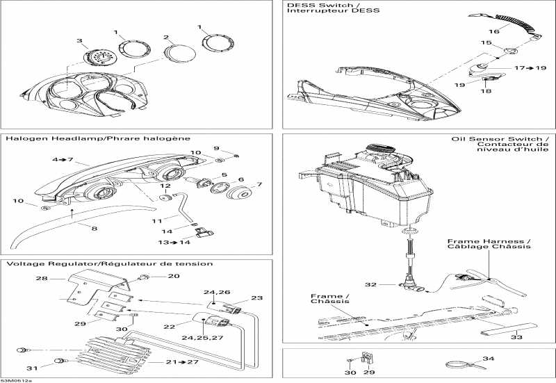  Ski-doo Summit 600 HO, 2005 - Electrical Accessories 1