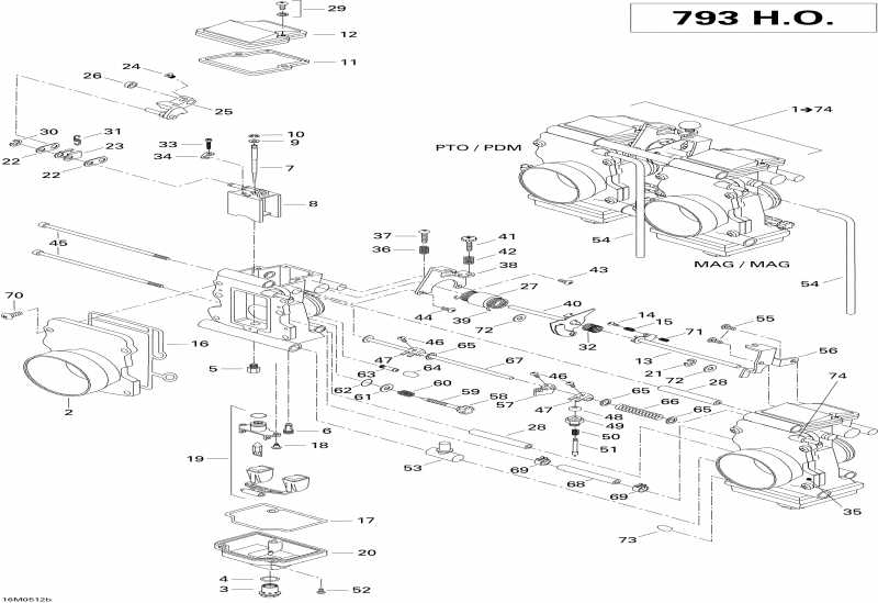 SKIDOO  Summit 800 HO, 2005 - Carburetor