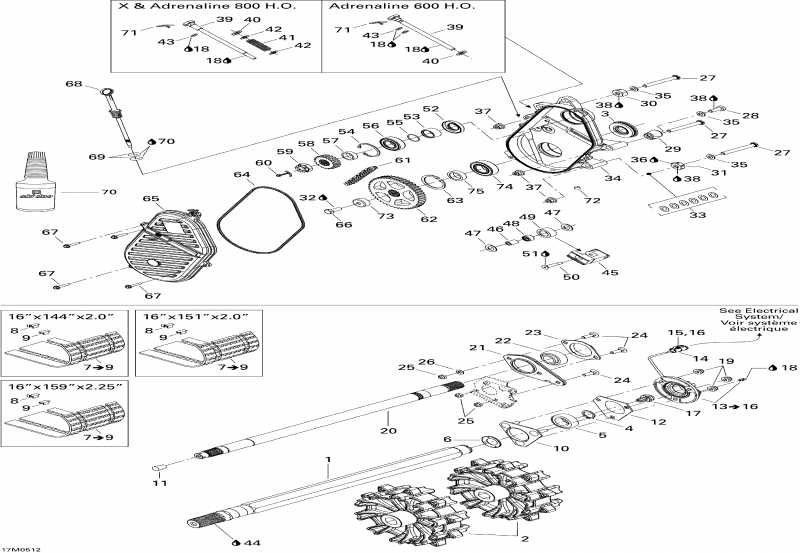 snowmobile - Drive System 800ho