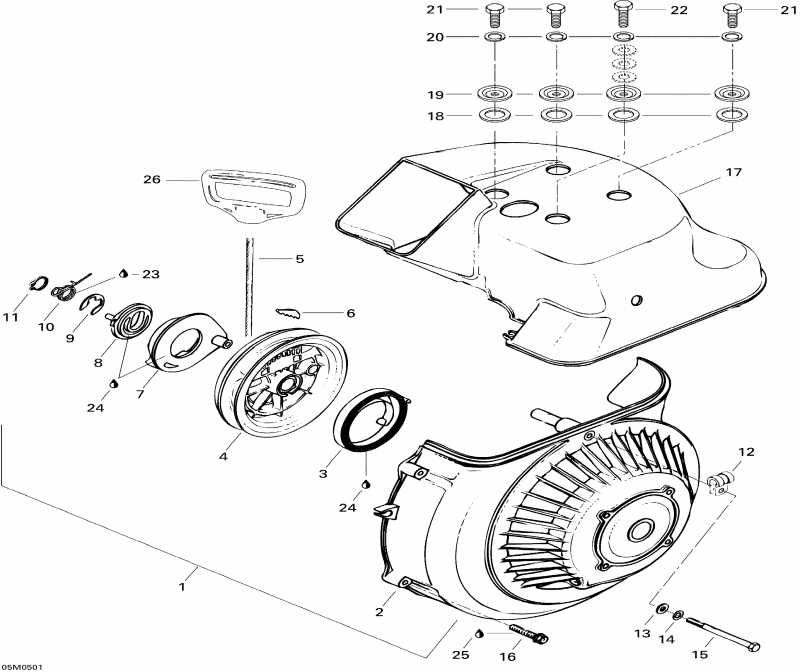 snowmobile SKIDOO Tundra R, 2005 - Cooling System