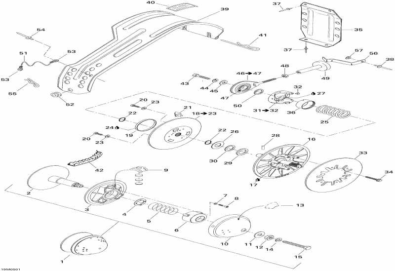  SKIDOO Tundra R, 2005  - Pulley System