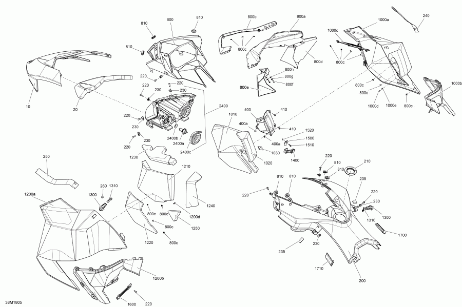  BRP EXPEDITION SPORT 550F, 2018 - Hood Expedition 550f