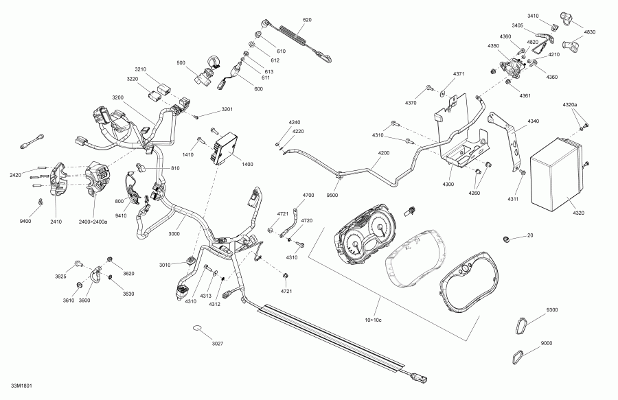 snowmobile  EXPEDITION SPORT 550F, 2018 - Electrical System Expedition Engine 550f