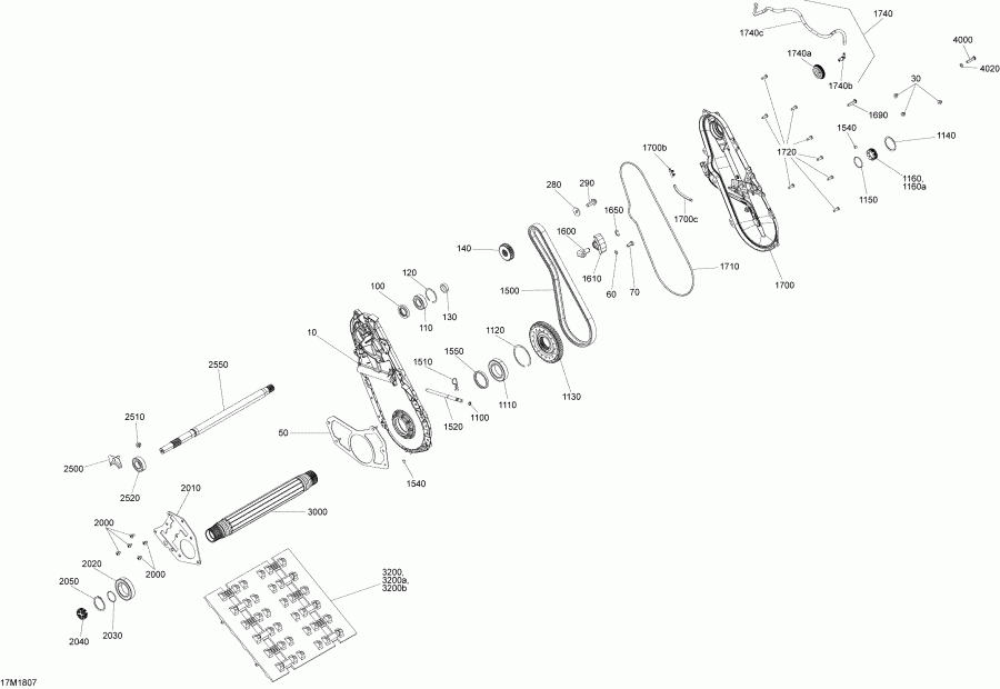 snowmobile  MXZ 600RS - Racing, 2018 ������ - Drive Mxz 600 Rs