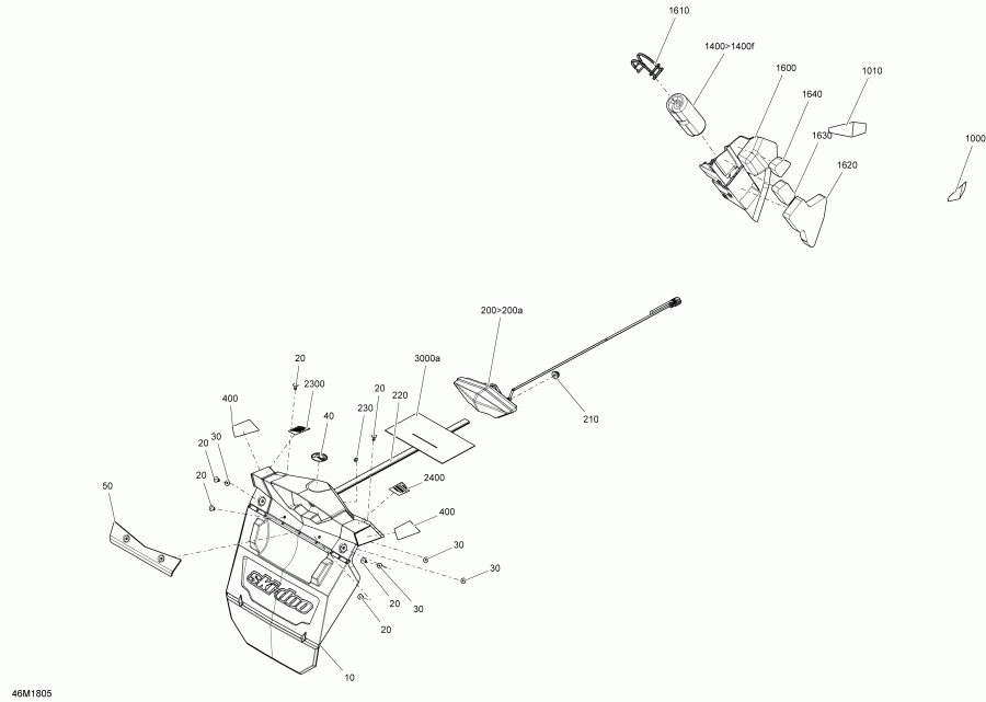 snowmobile SkiDoo RENEGADE 600 CARB, 2018 - Utilities Renegade 600 Carb