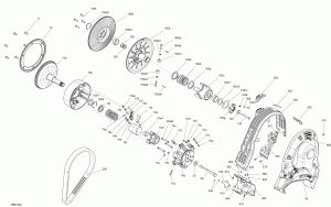 05-  System Summit - 600 Carb (05- Pulley System Summit - 600 Carb)