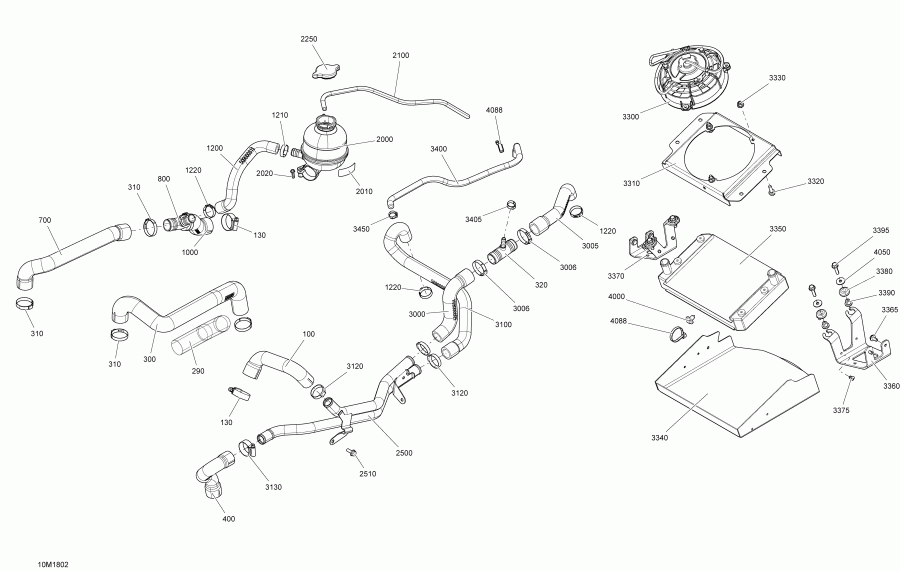  BRP GRAND TOURING 600 ACE, 2018  -   600 Ace Expedition Gtx All Package