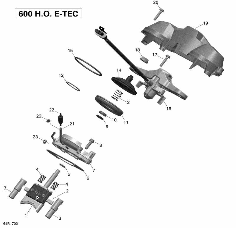 snowmobile Ski Doo - 3d Rave 600ho E-tec