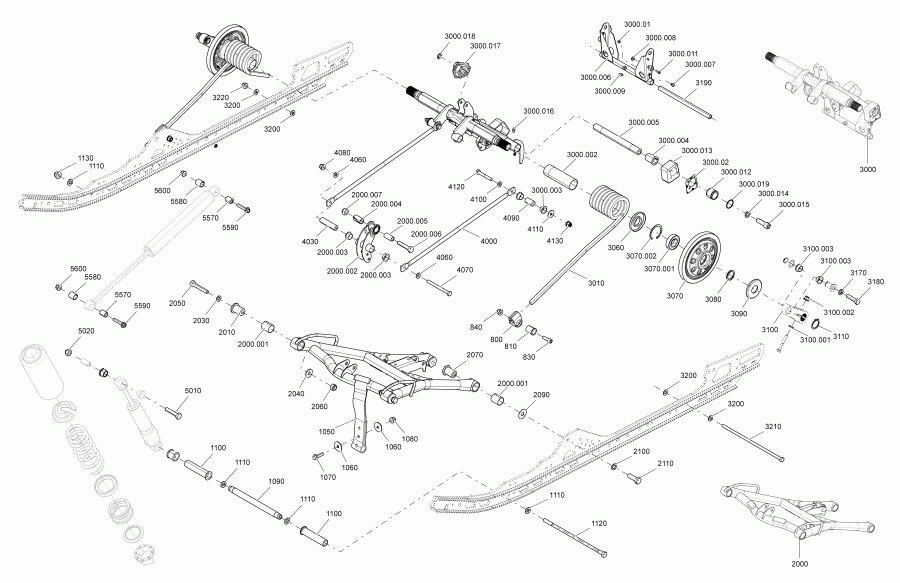  Ski-doo - Suspension Rear Grand Tou Package Le Serior