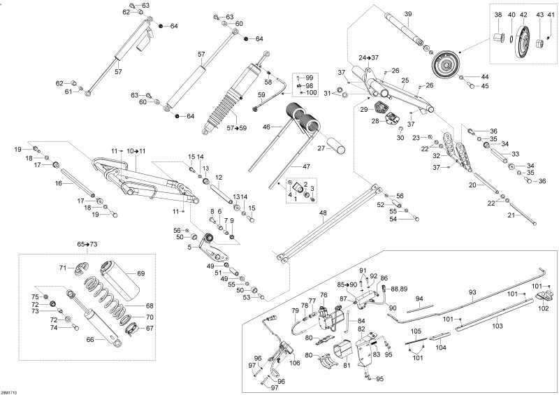  SKIDOO - Rear Suspension B