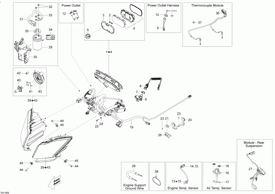   EXPEDITION SE 600HO E-TEC, 2018  -  System