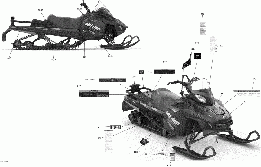 snowmobile ski-doo  EXPEDITION XTREME 800R E-TEC, 2018 -  Expedition Extreme