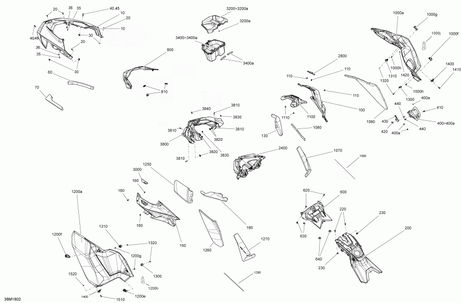 Skidoo - Hood Freeride 850 E-tec