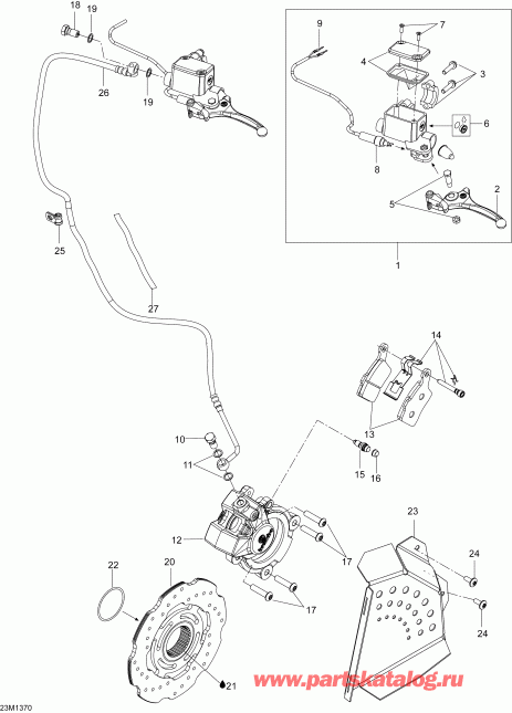 snowmobile Skidoo -  